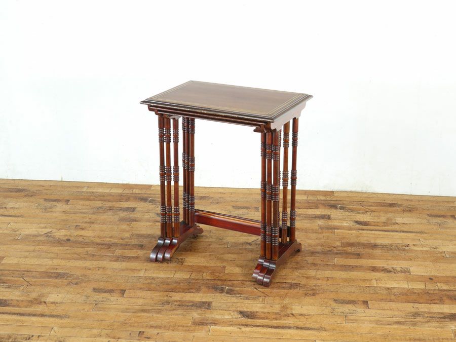 イギリスアンティーク家具ネストテーブル 59829