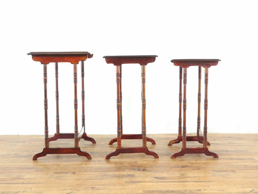 イギリスアンティーク家具ネストテーブル 59829