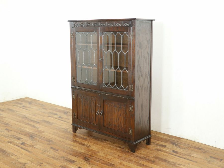 イギリスアンティーク家具ブックケース 59801