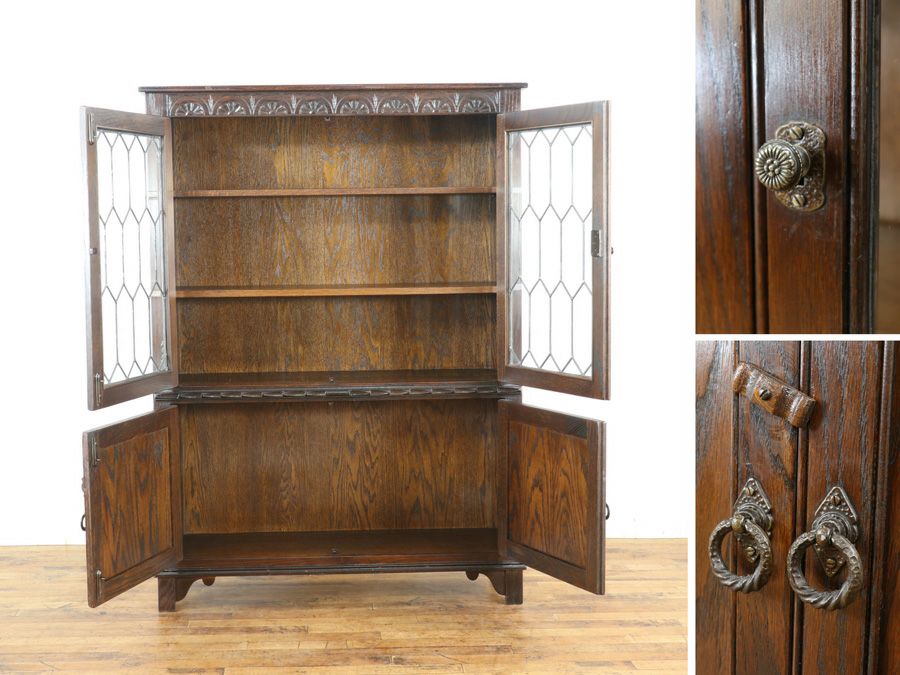 イギリスアンティーク家具ブックケース 59801