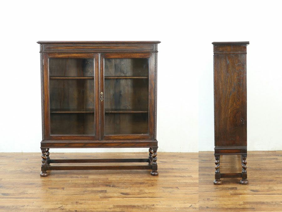 イギリスアンティーク家具ブックケース 59790