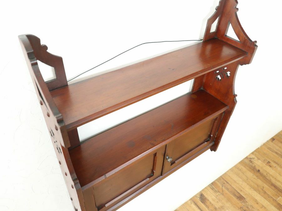 イギリスアンティーク ウォールシェルフ 59830