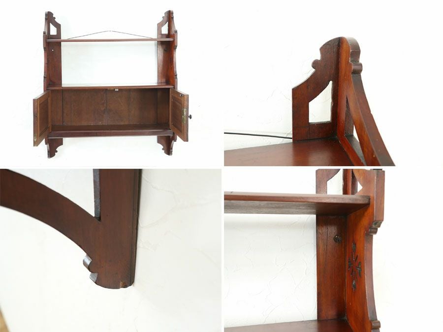 イギリスアンティーク ウォールシェルフ 59830