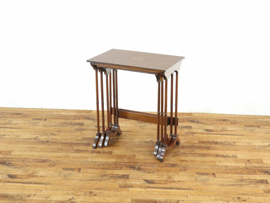 イギリスアンティーク家具ネストテーブル 59766