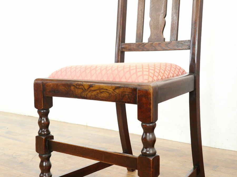 イギリスアンティーク 張替済チェア*5 59875