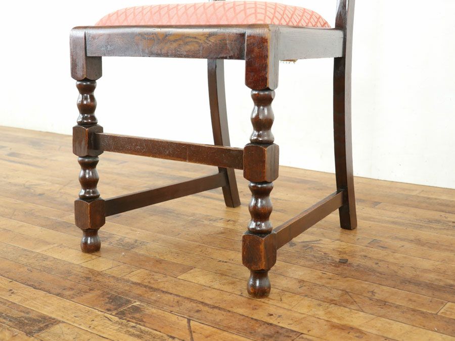 イギリスアンティーク 張替済チェア*5 59875