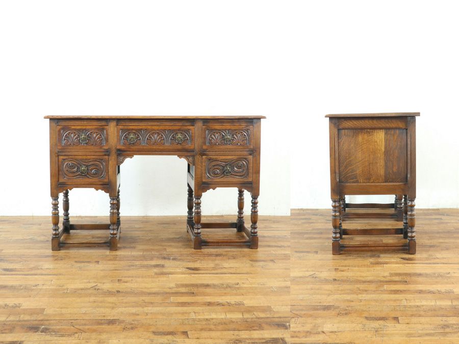 イギリスアンティーク家具デスク 59784