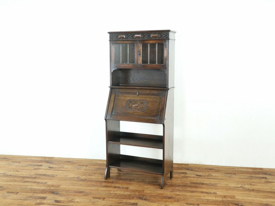 イギリスアンティーク ブックビューロー 59798