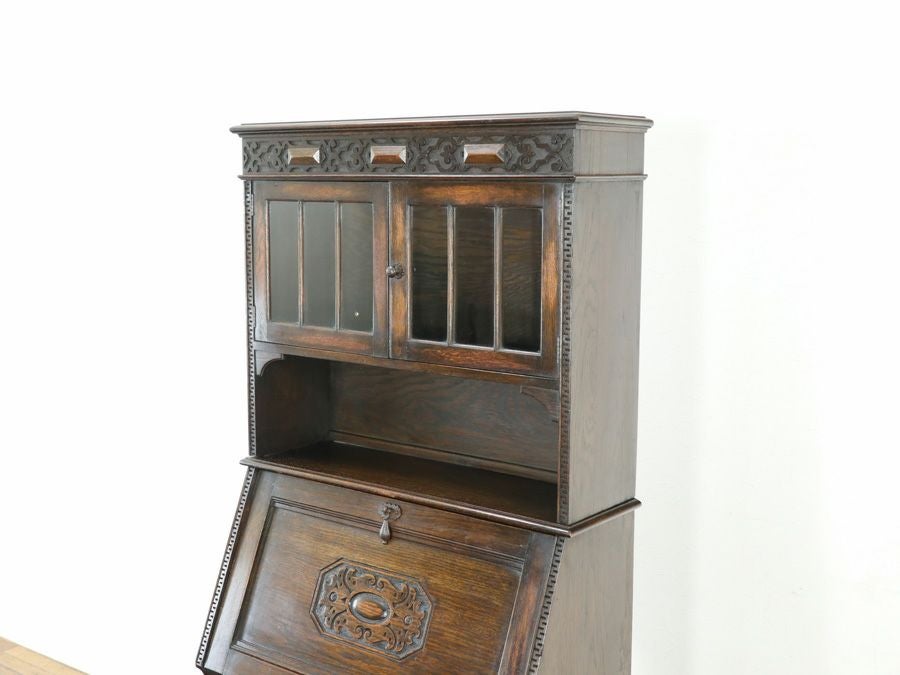 イギリスアンティーク ブックビューロー 59798