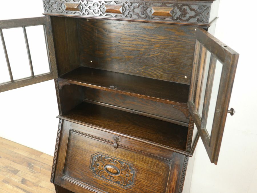 イギリスアンティーク ブックビューロー 59798