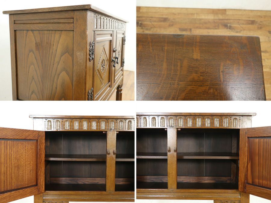 イギリスアンティークサイドキャビネット 59880