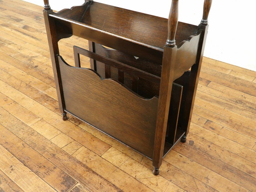 イギリスアンティーク家具マガジンラック 59853