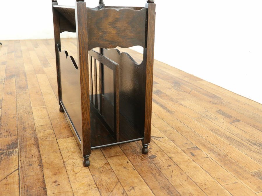イギリスアンティーク家具マガジンラック 59853