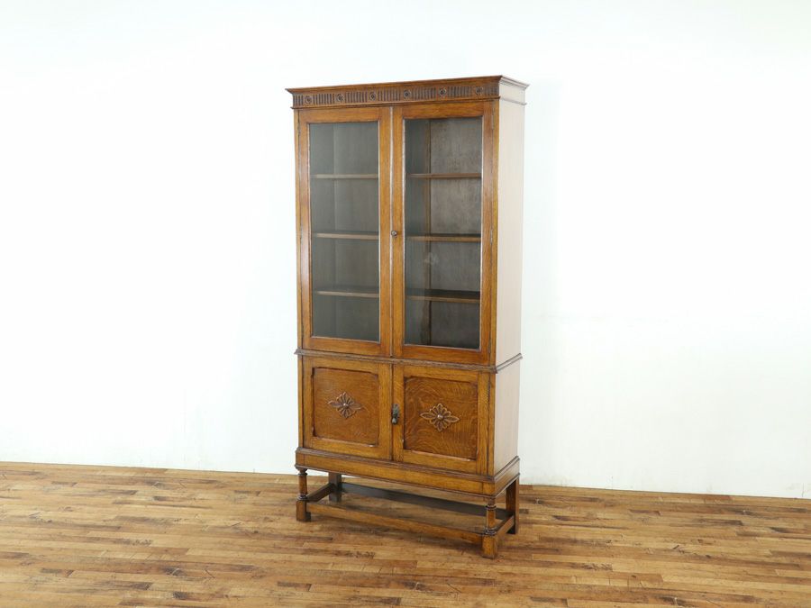 イギリスアンティーク家具ブックケース 59748