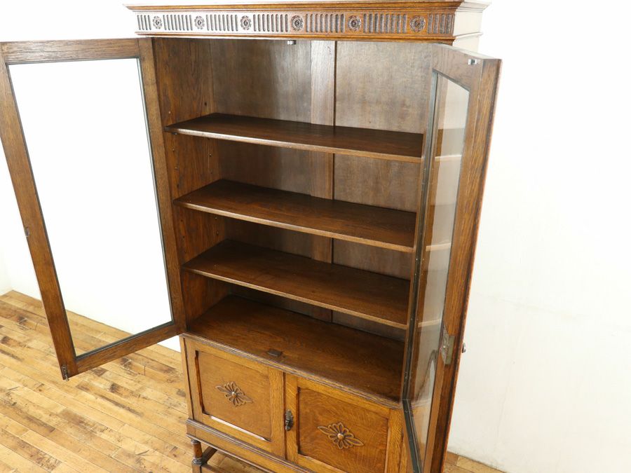 イギリスアンティーク家具ブックケース 59748