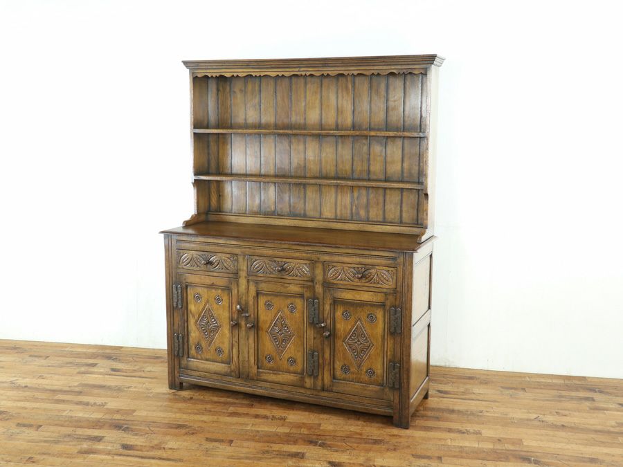 イギリスアンティーク家具カップボード 59862