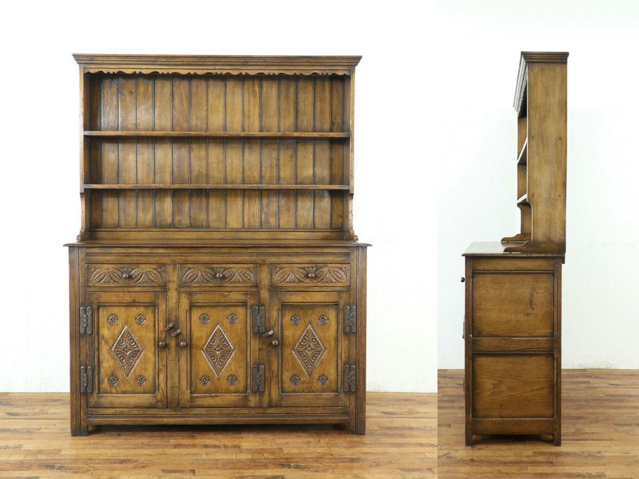 イギリスアンティーク家具カップボード 59862