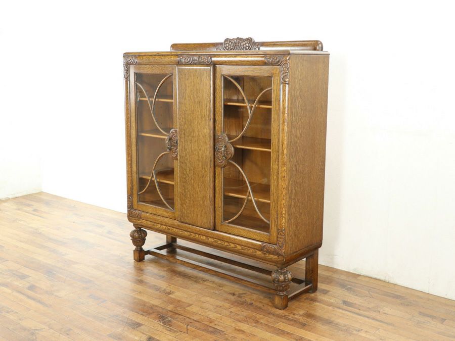 イギリスアンティーク家具ブックケース 59886