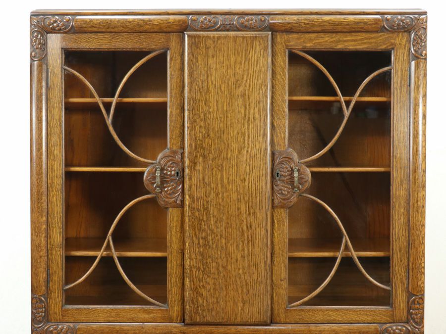 イギリスアンティーク家具ブックケース 59886