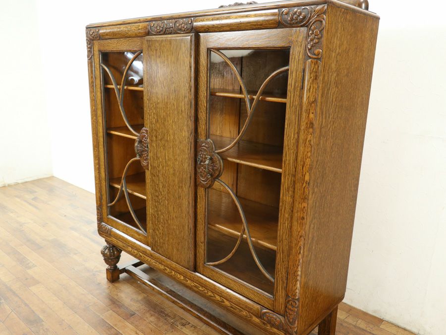 イギリスアンティーク家具ブックケース 59886