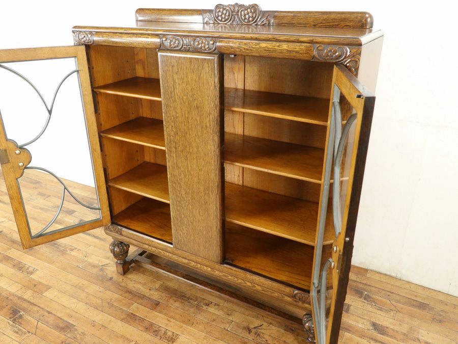 イギリスアンティーク家具ブックケース 59886