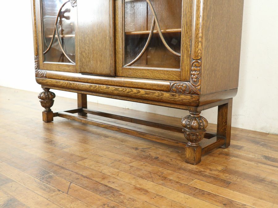 イギリスアンティーク家具ブックケース 59886