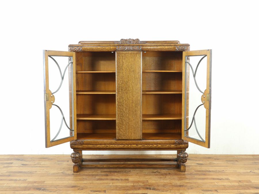 イギリスアンティーク家具ブックケース 59886