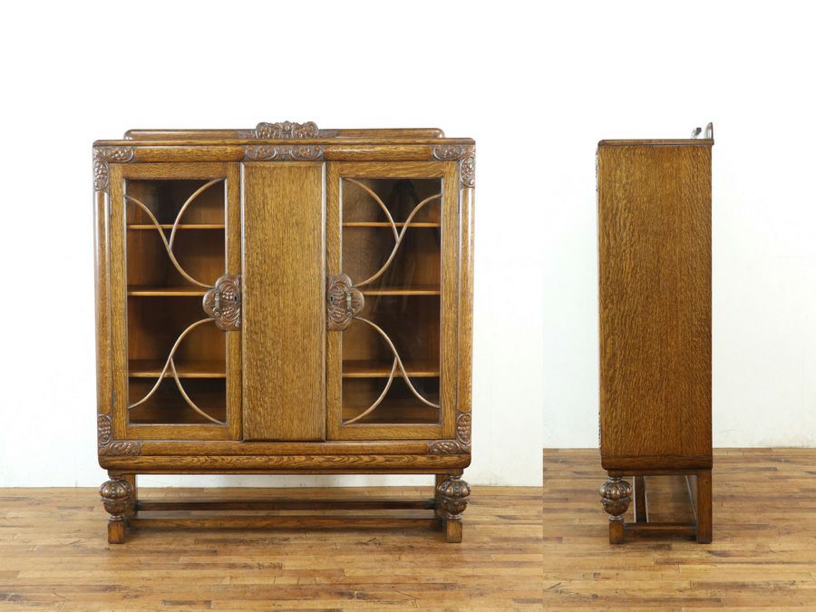 イギリスアンティーク家具ブックケース 59886