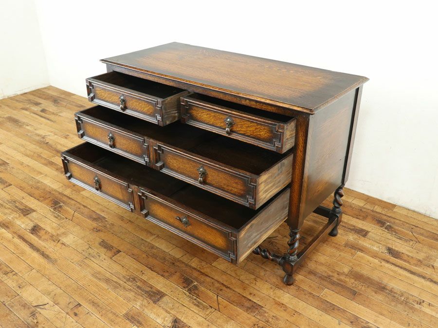 イギリスアンティーク家具チェスト 59874