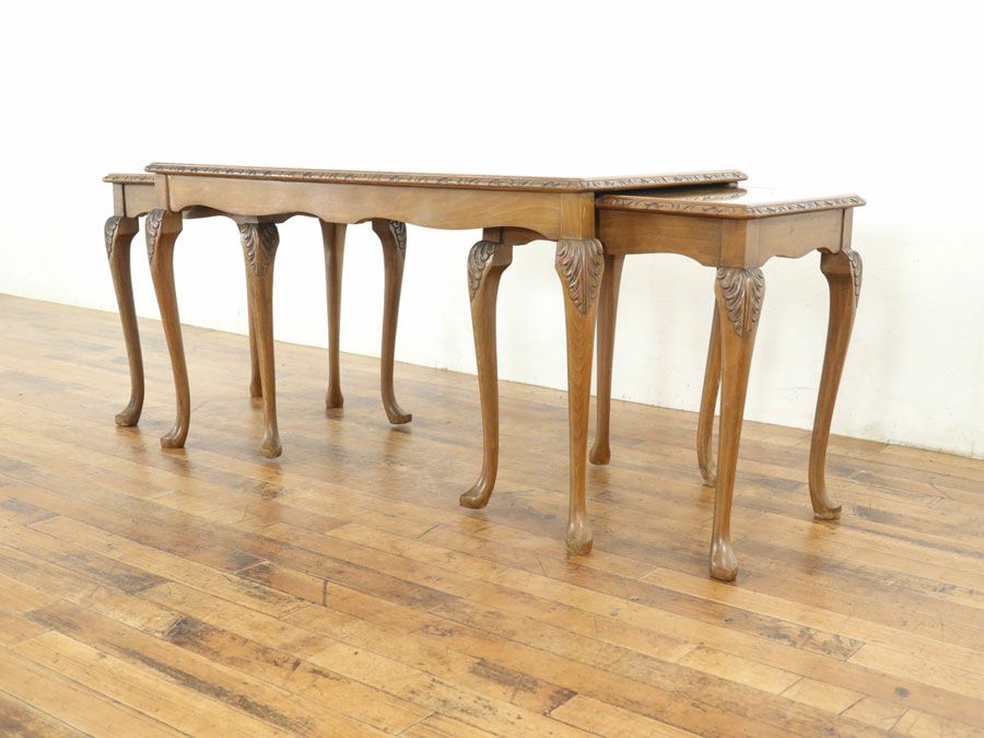 イギリスアンティーク家具ネストテーブル 59391