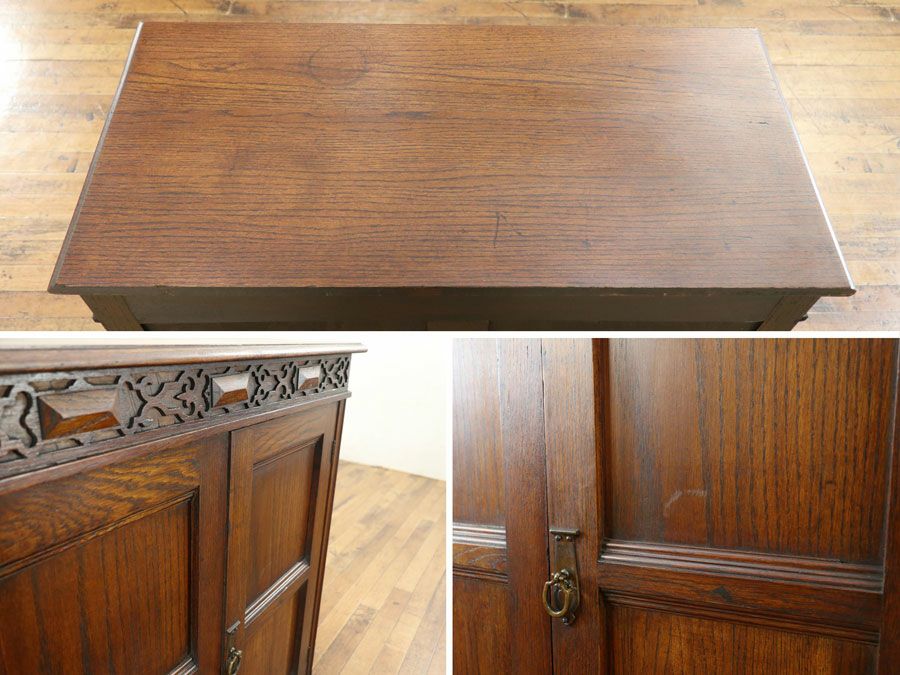 イギリスアンティーク家具キャビネット 59876