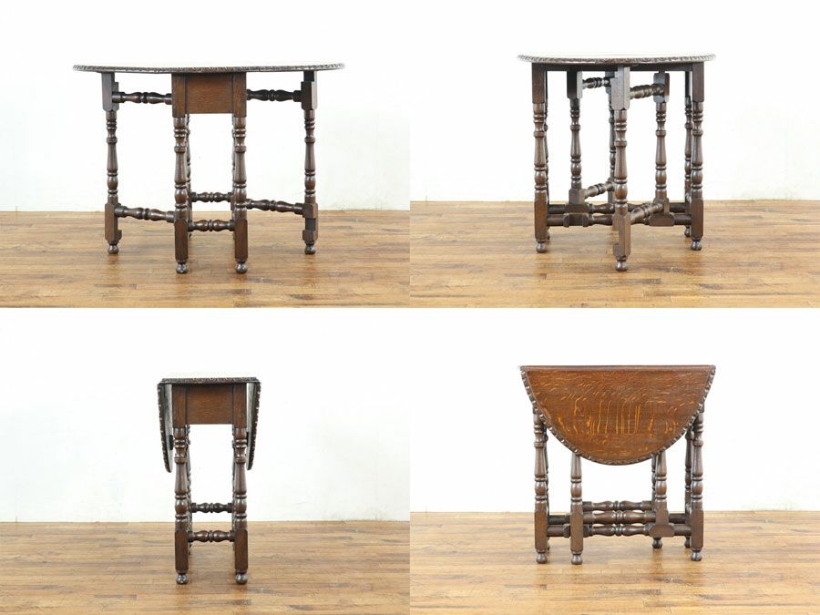 アンティーク家具ゲートレッグテーブル 59883