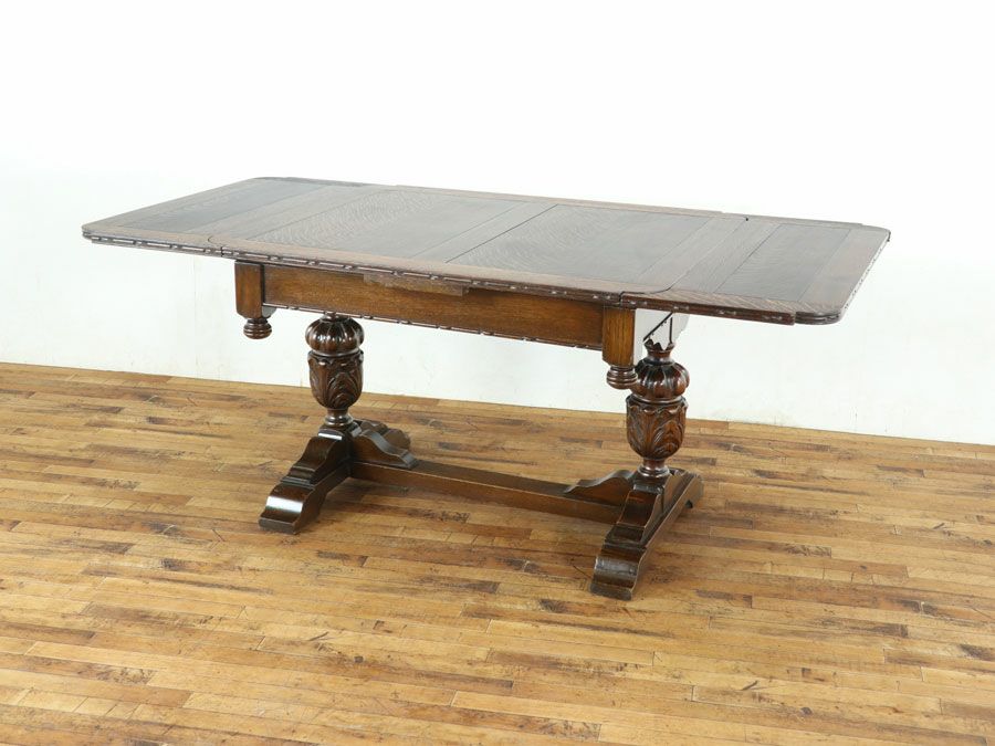 英国アンティークドローリーフテーブル 59896
