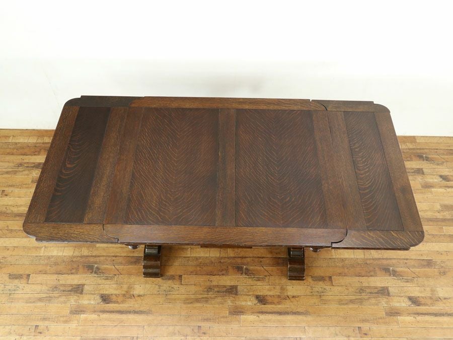 英国アンティークドローリーフテーブル 59896