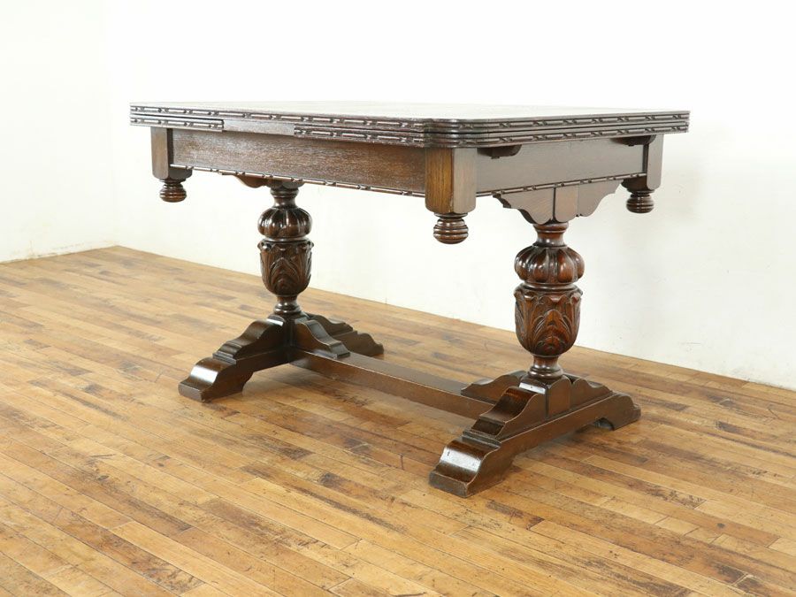 英国アンティークドローリーフテーブル 59896