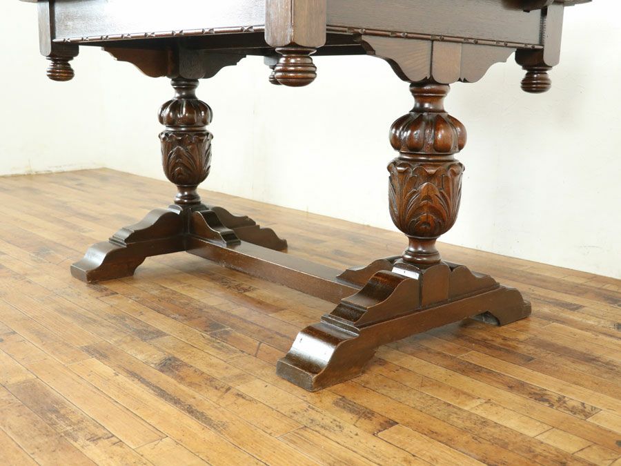 英国アンティークドローリーフテーブル 59896