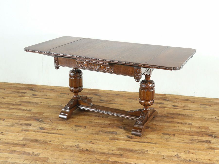 アンティーク テーブルチェア4脚セット 59833