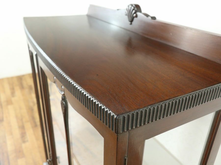 イギリスアンティーク張替済ショーケース 59522