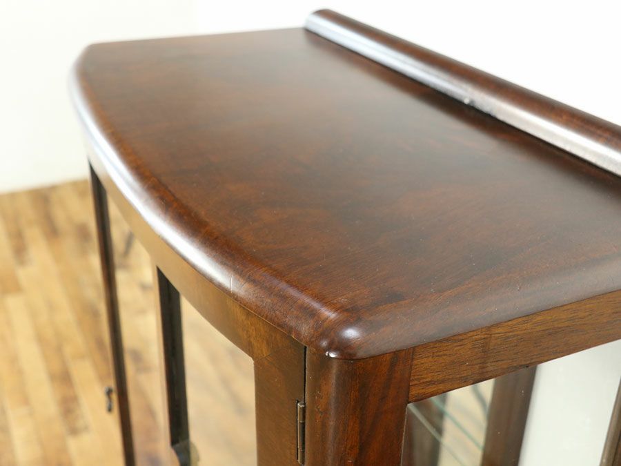 イギリスアンティーク張替済ショーケース 59682