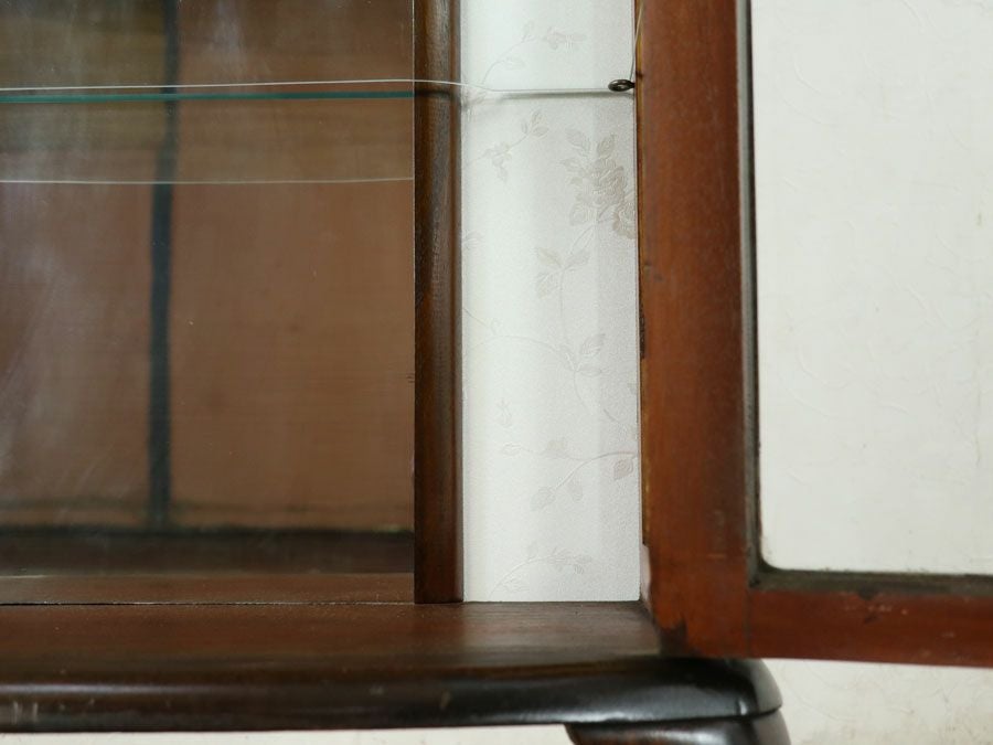 イギリスアンティーク張替済ショーケース 59682