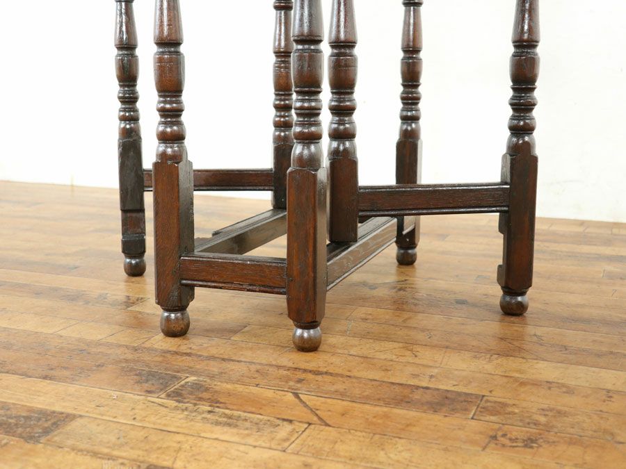 英国アンティークゲートレッグテーブル 59595