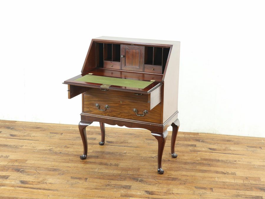 イギリスアンティーク家具ビューロー 80185