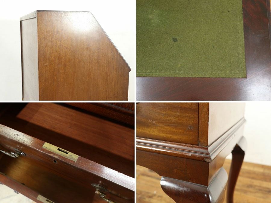 イギリスアンティーク家具ビューロー 80185