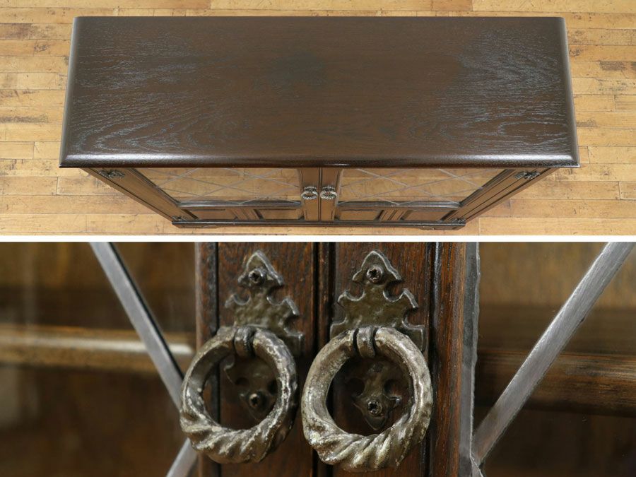 イギリスアンティーク家具ブックケース 80101