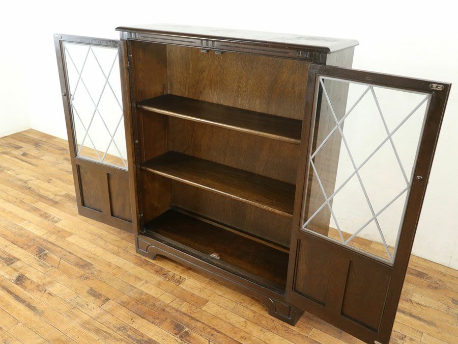 イギリスアンティーク家具ブックケース 80101