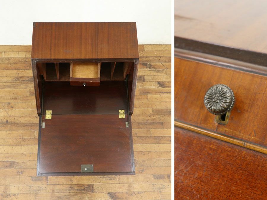 イギリスアンティーク家具ビューロー 80100