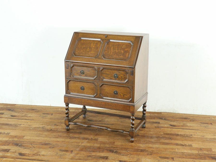 イギリスアンティーク家具ビューロー 80188