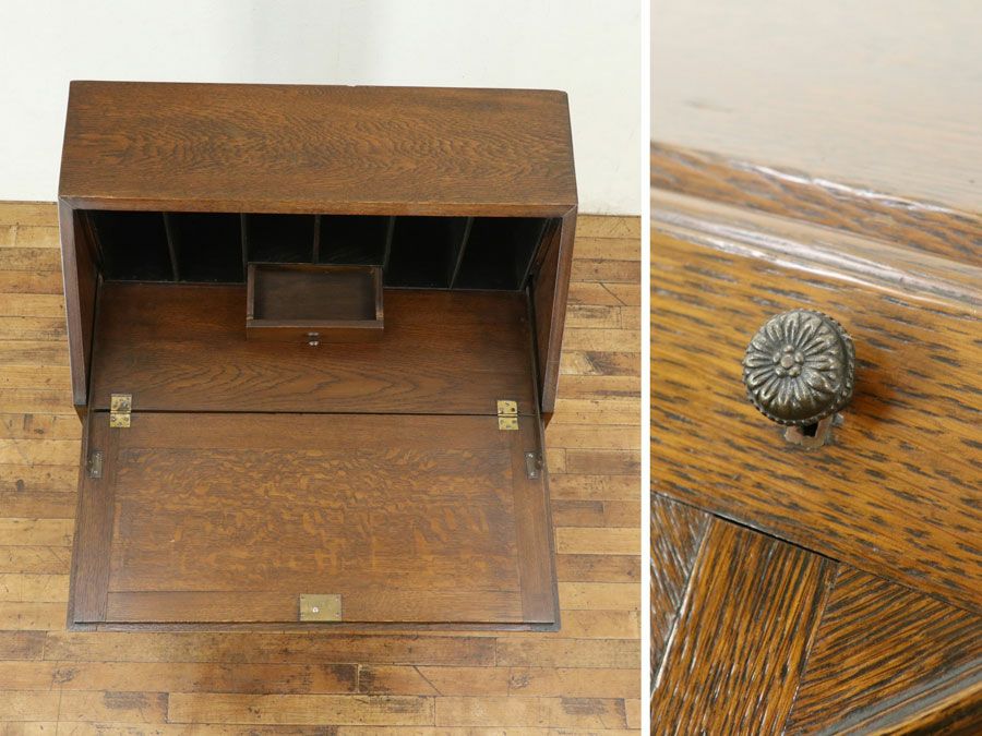 イギリスアンティーク家具ビューロー 80188