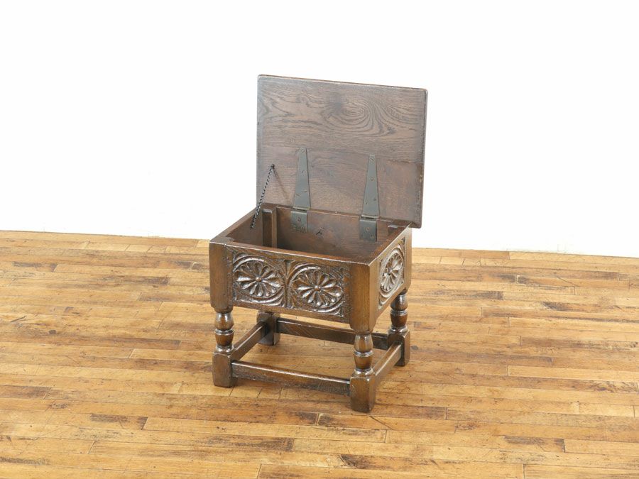 イギリスアンティーク家具ミニコファー 80167