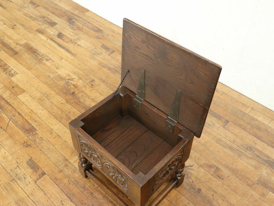 イギリスアンティーク家具ミニコファー 80167